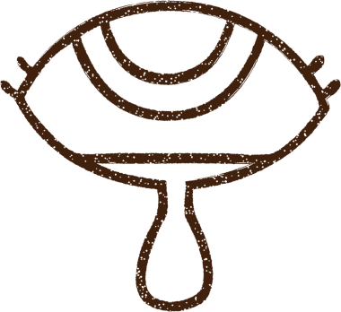 Ağlayan Göz Kömürü Bir insan tarafından çizilmiş