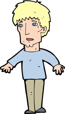 Bir insan tarafından çizilen karikatür adamı şaşırttı