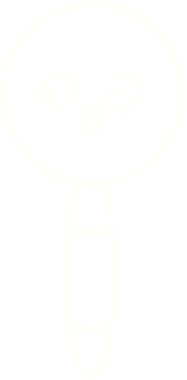 Bir insan tarafından çizilen Büyüteç Tebeşir Çizimi