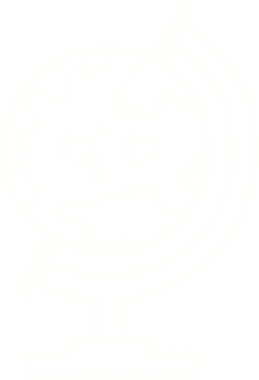 Bir insan tarafından çizilen Dünya Tebeşiri