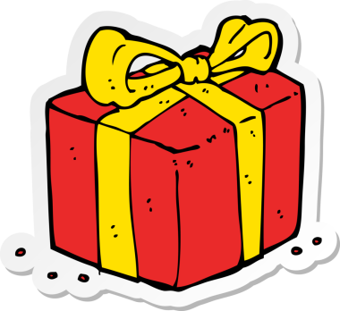 Bir insan tarafından çizilmiş bir karikatür çıkartması.