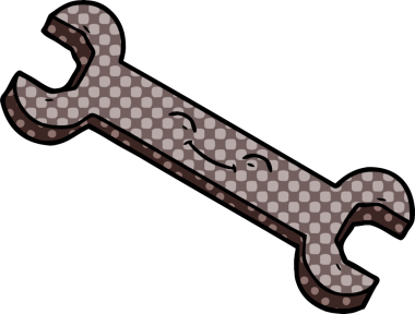 Bir insan tarafından çizilmiş çizgi film anahtarı.