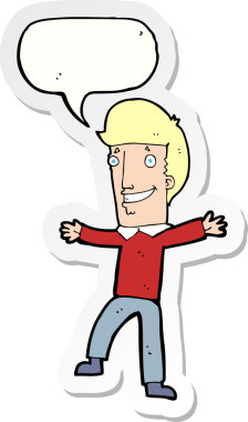 Bir insan tarafından çizilmiş el çizimi karikatür