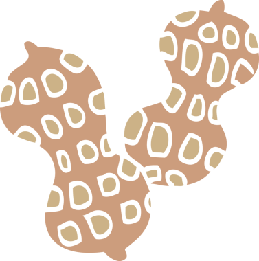 Bir insan tarafından çizilmiş karikatür fıstığı.