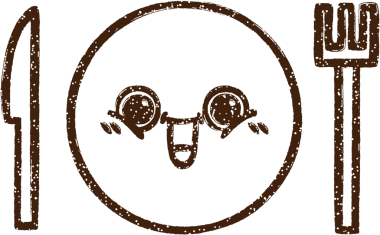 Bir insan tarafından çizilmiş yemek kümesi karakalem çizimi