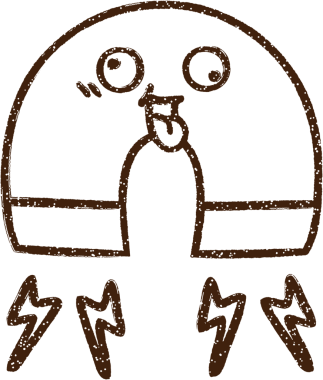 Bir insan tarafından çizilmiş mıknatıs kömürü