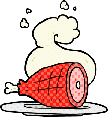 bir insan tarafından çizilmiş et karikatürü