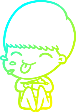 Bir insan tarafından çizilmiş kaba bir adamın soğuk çizgi çizimi.