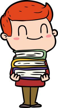 Bir insan tarafından çizilmiş çizgi film dostu bir adam.