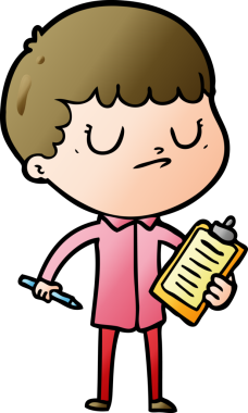 Bir insan tarafından çizilmiş huysuz çocuk çizgi filmi.