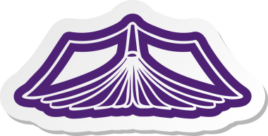 Bir insan tarafından çizilmiş açık bir kitabın çizgi film etiketi.