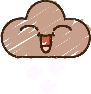 Bir insan tarafından çizilen Yağmur Bulutu Tebeşiri