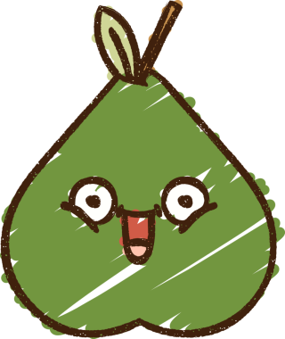 Bir insan tarafından çizilen Armut Tebeşiri