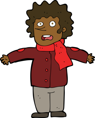 Bir insan tarafından çizilen karikatür adamı şaşırttı