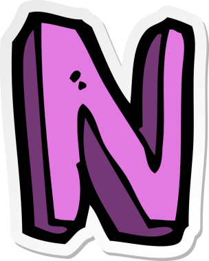 Bir insan tarafından çizilmiş bir karikatür etiketi.