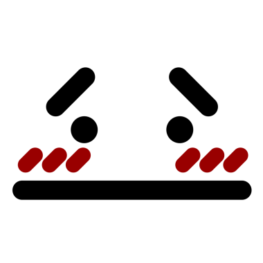 Bir insan tarafından çizilmiş mide bulandırıcı yüz simgesi.