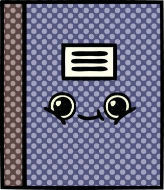 Bir insan tarafından çizilmiş çizgi roman tarzı bir defter.