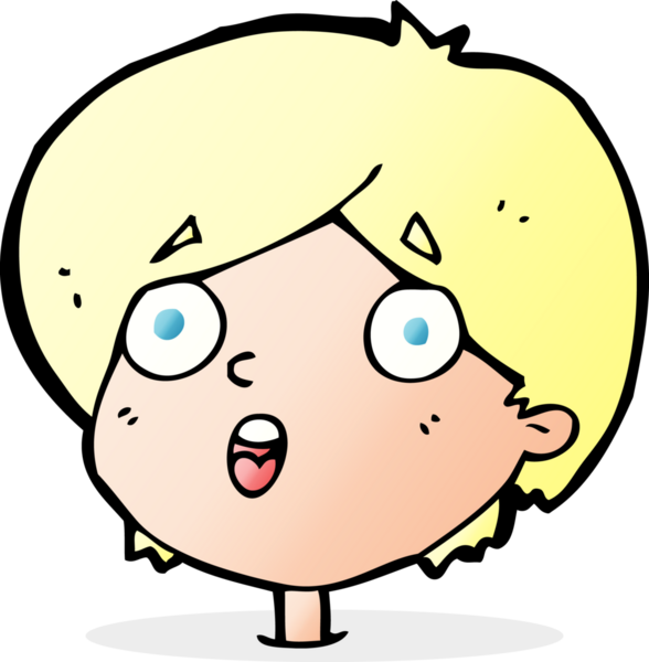 bir insan tarafından çizilmiş çizgi film hayret verici ifadesi.