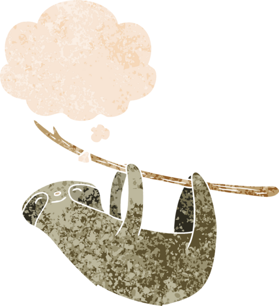 grunge 'da düşünce baloncuğu olan çizgi film tembelliği bir insan tarafından çizilmiş tedirgin geçmiş dokuma tarzı