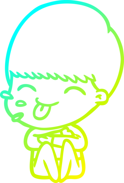 Bir insan tarafından çizilmiş kaba bir adamın soğuk çizgi çizimi.