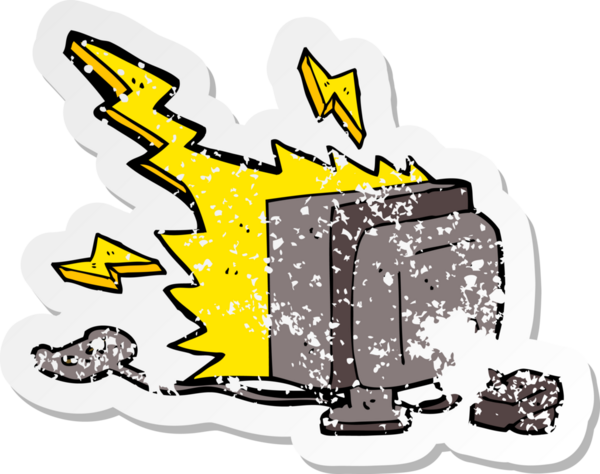 Bir insan tarafından çizilen karikatür bilgisayar oyununun gerilimli retro yapıştırması