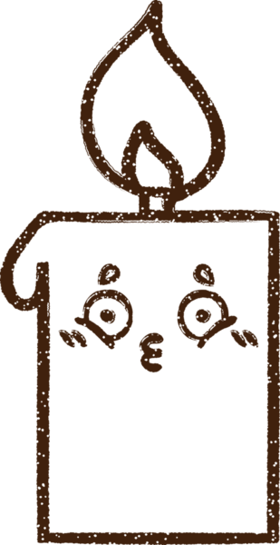 Mum Kömürü Bir insan tarafından çizilmiş