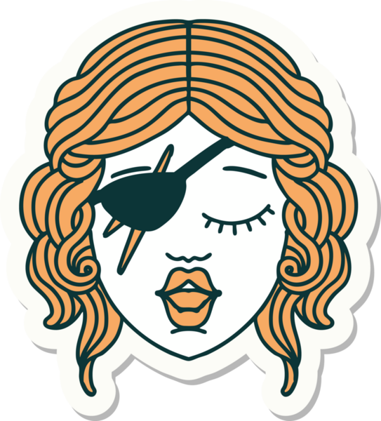 Bir insan tarafından çizilmiş düzenbaz bir karakterin çıkartması.