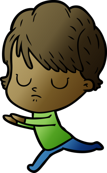 Bir insan tarafından çizilmiş karikatür kadın.