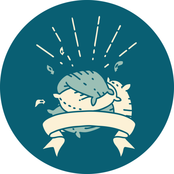 Bir insan tarafından çizilmiş dövme stili yastık yığınının simgesi