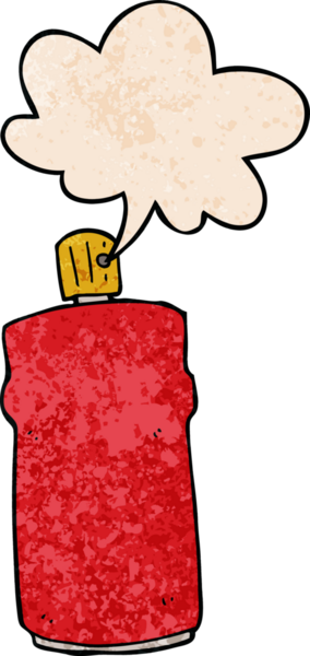 bir insan tarafından çizilmiş eski moda konuşma baloncuklu çizgi film spreyi.