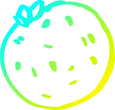 Bir insan tarafından çizilmiş organik turuncu çizgi.