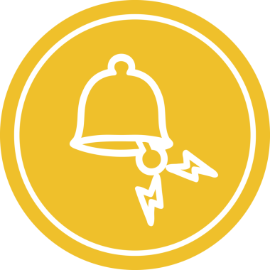 Bir insan tarafından çizilmiş halka şeklinde sembol.