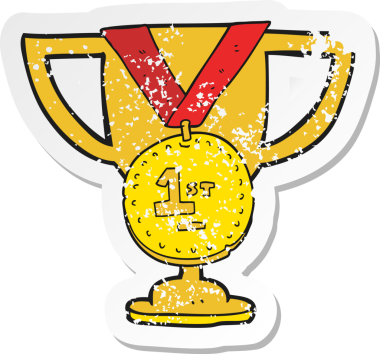 Bir insan tarafından çizilmiş bir spor karikatürünün gerilimli yapıştırması.