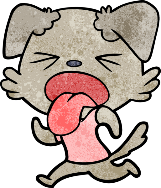 Bir insan tarafından çizilmiş iğrenç bir çizgi film.