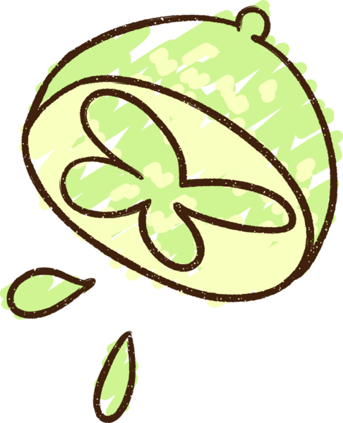 Bir insan tarafından çizilen kireç tebeşiri