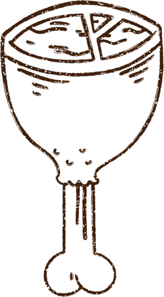 Pişmiş Et Kömürü Bir insan tarafından çizilmiş