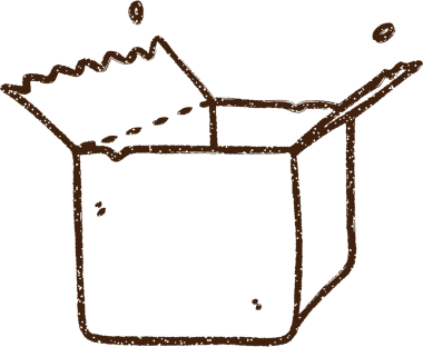 Bir insan tarafından çizilmiş Kömür Kutusunu Aç