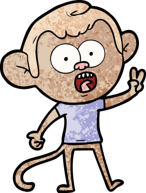 Bir insan tarafından çizilmiş bir karikatür.