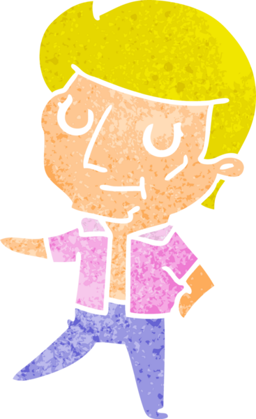 Bir insan tarafından çizilmiş, Kawaii 'nin eski bir karikatürü.