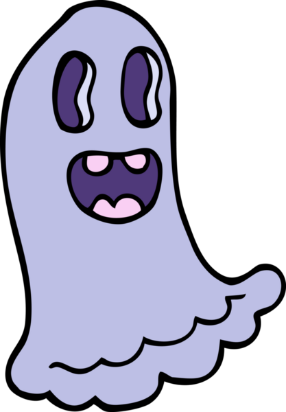 Bir insan tarafından çizilmiş karalama hayaleti.