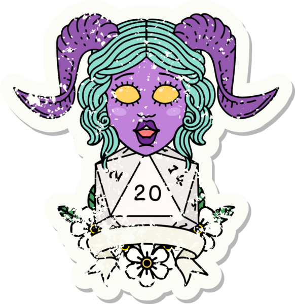 Retro Dövme Biçimi Bir insan tarafından çizilmiş doğal yirmi zar atışıyla düzenleme