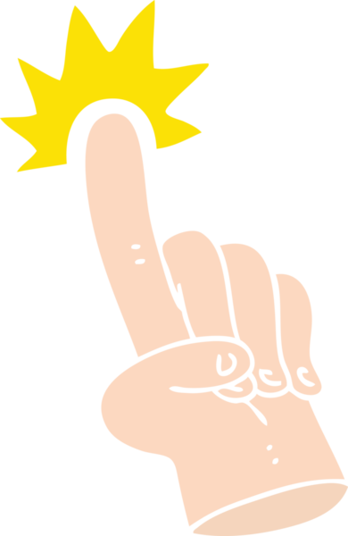 Bir insan tarafından çizilmiş garip bir el çizimi.