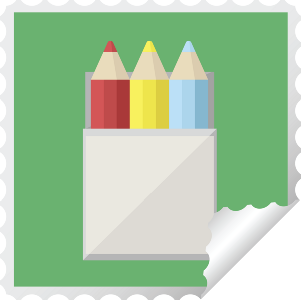 Bir insan tarafından çizilmiş bir sürü renkli kalem etiketi.