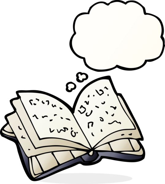 Bir insan tarafından çizilmiş düşünce baloncuklu çizgi roman.