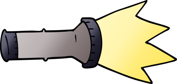 Bir insan tarafından çizilmiş karalama meşalesi.