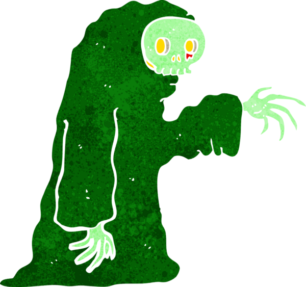 Bir insan tarafından çizilmiş tuhaf cadılar bayramı kostümü.