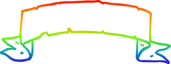 gökkuşağı gradyan çizgi çizimi bir insan tarafından çizilmiş bir parşömen afişi