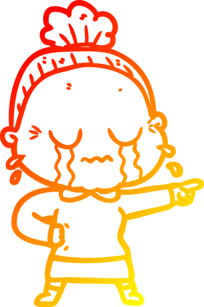 Bir insan tarafından çizilmiş, ağlayan bir karikatür çizimi.