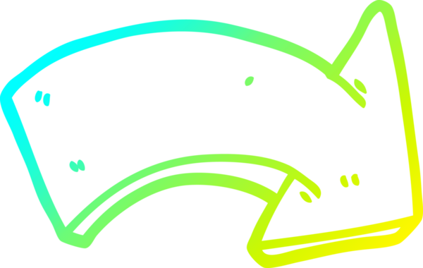 Bir insan tarafından çizilmiş ok işaretinin çizgi çizimi.