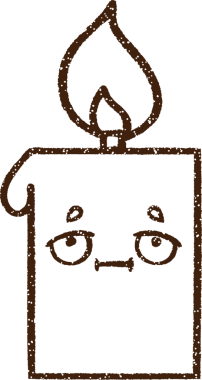 Mum Kömürü Bir insan tarafından çizilmiş